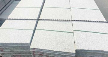 毕节芝麻白毛板，石材毛板