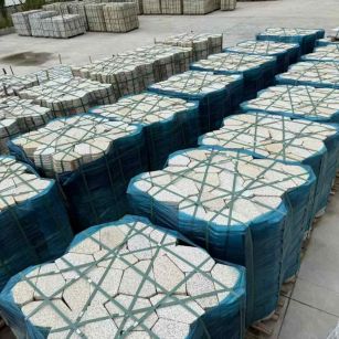 毕节黄金麻冰裂纹 碎拼