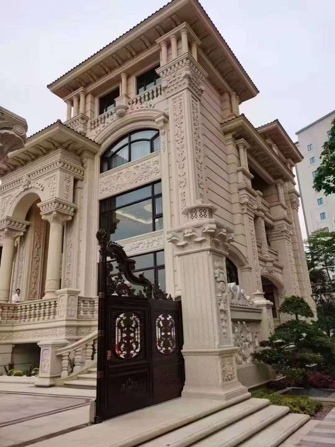 毕节黄金麻别墅外墙异形定制