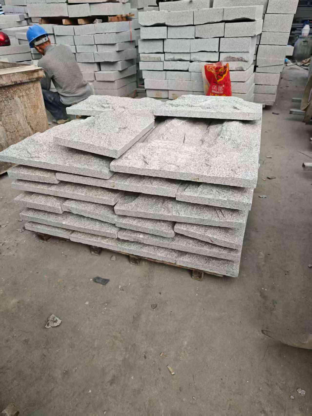 毕节芝麻白蘑菇石，自然面